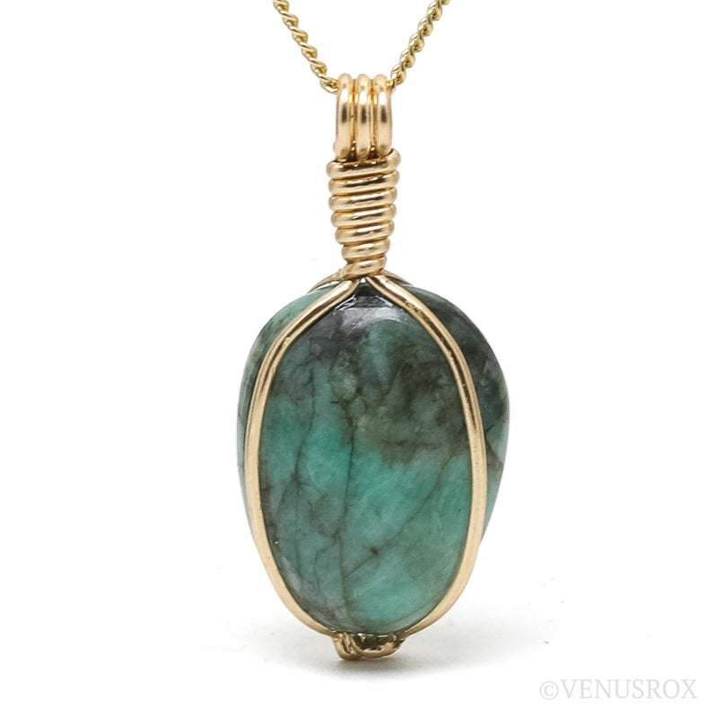 Emerald Polished Crystal Pendant from Brazil | Venusrox