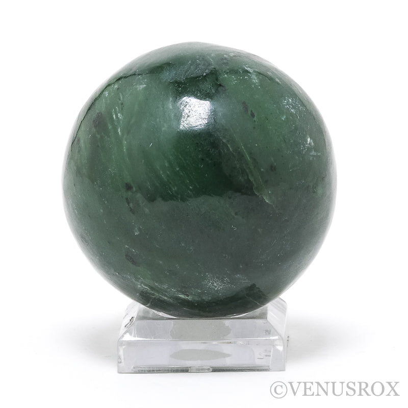 Green Nephrite Jade Sphere from Afghanistan | Venusrox