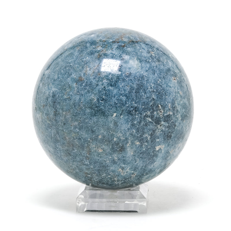 Blue Kyanite with Quartz Polished Sphere from Hallsberg, Örebro, Sweden | Venusrox