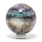 Fluorite Polished Sphere from the Marienschacht Mine, Wölsendorf, Schwarzach bei Nabburg, Schwandorf District, Upper Palatinate, Bavaria, Germany | Venusrox