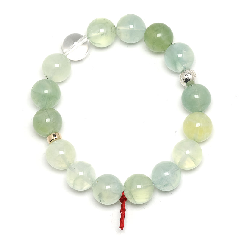 Prehnite Bracelet from Mali | Venusrox