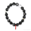 Silver Sheen Obsidian Bead Bracelet from Mexico | Venusrox