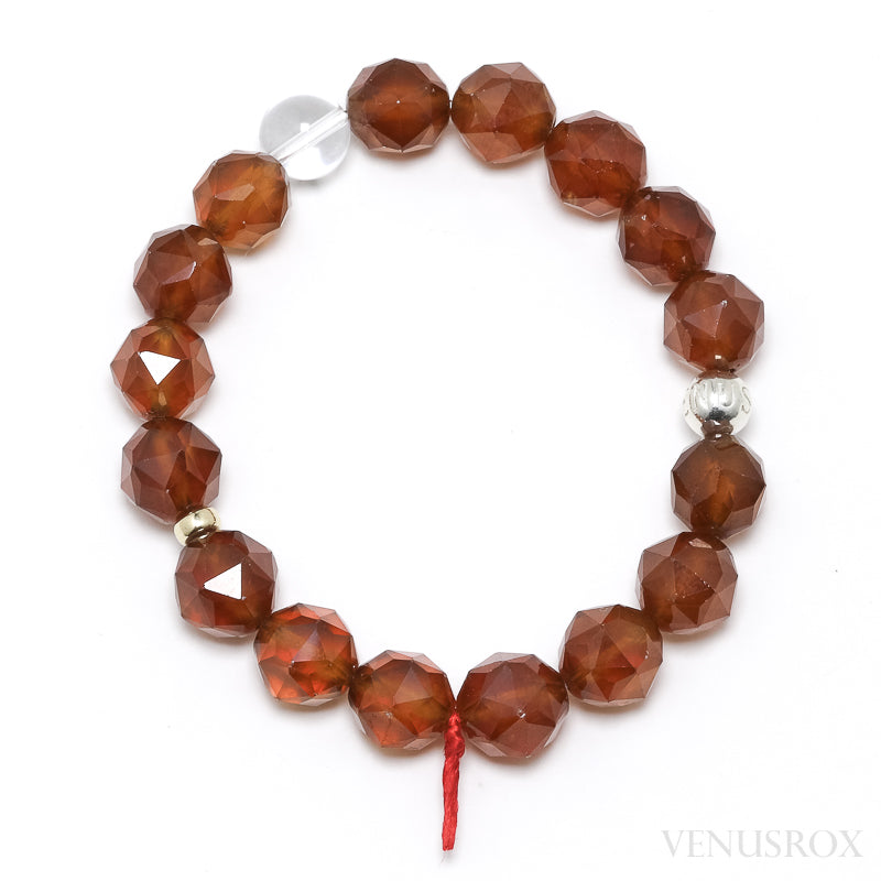 Hessonite Garnet Bead Bracelet from Mozambique | Venusrox