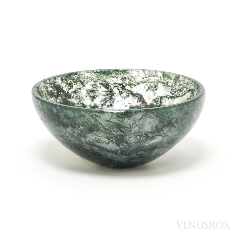 Moss Agate Bowl from India | Venusrox