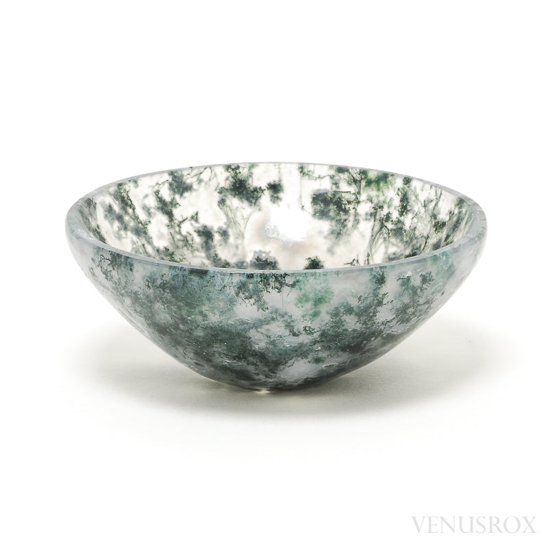 Moss Agate Bowl from India | Venusrox