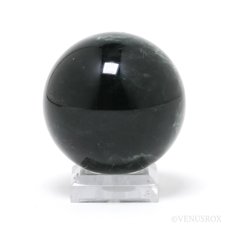 Seraphinite Polished Sphere from Korshunovskoye Iron Scary Deposit, Irkutskaya Oblast, Siberia, Russia | Venusrox