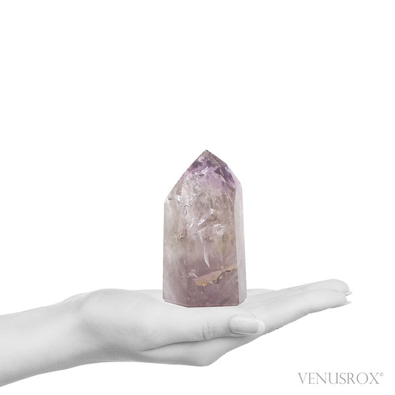 Amethyst Phantom Polished Point from Brazil | Venusrox