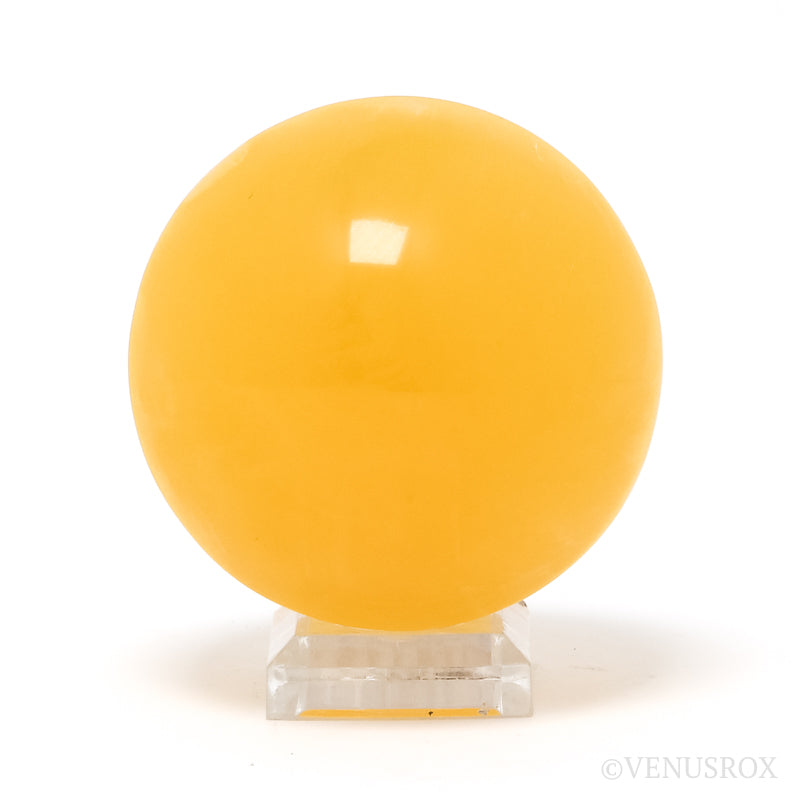 Orange Calcite Sphere from Utah, USA | Venusrox