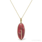 Rhodonite Polished Crystal Pendant from Brazil | Venusrox