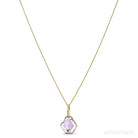 Brandberg Amethyst Quartz Polished Slice Pendant | Venusrox