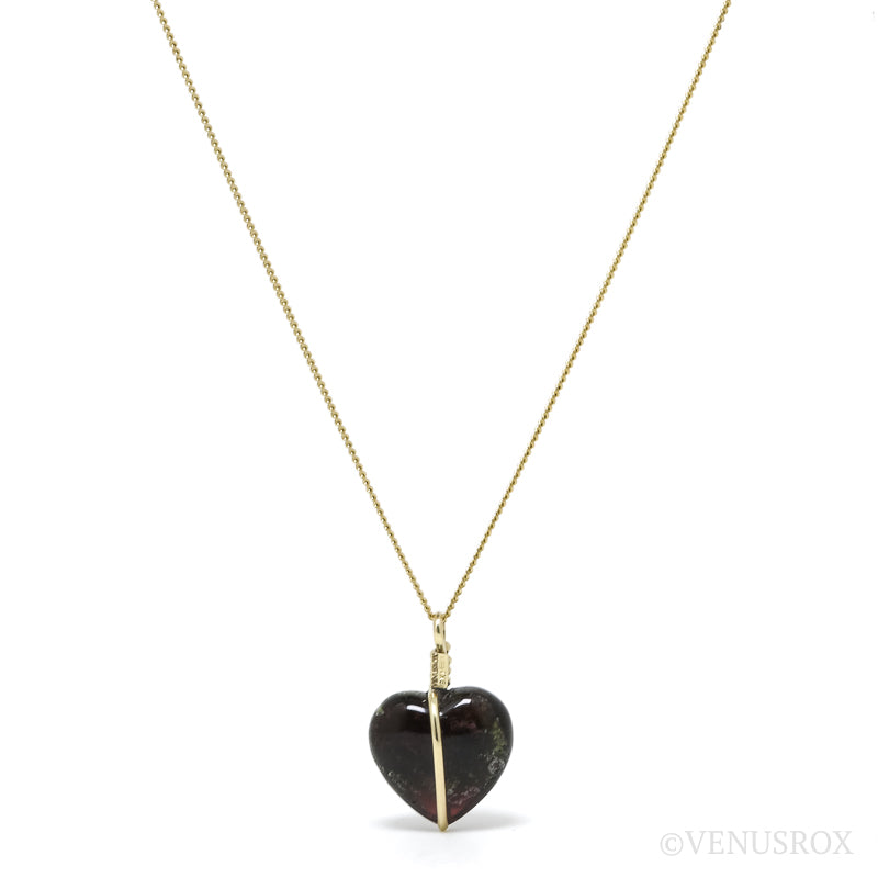 A stunning Rubellite Polished Heart Pendant from Brazil | Venusrox, the UK's Premier Crystal Showroom