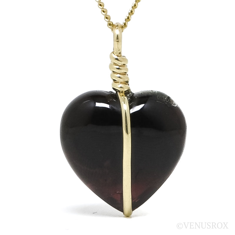 A stunning Rubellite Polished Heart Pendant from Brazil | Venusrox, the UK's Premier Crystal Showroom