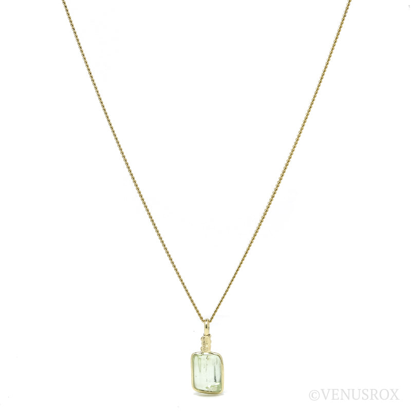 Heliodor Polished Crystal Pendant from the Chitinskaya Oblast Mine, Zabaykalski Krai, Siberia, Russia | Venusrox