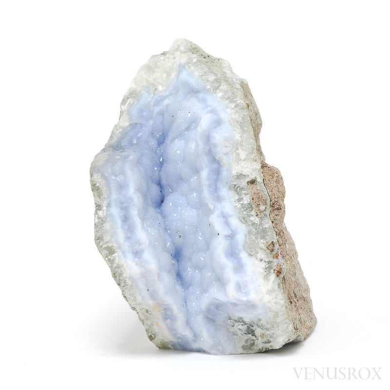 Blue Lace Agate on Matrix Polished/Natural Crystal from Malawi | Venusrox