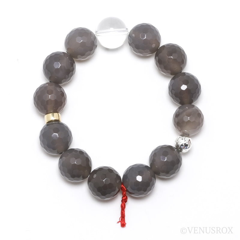 Grey Agate Bracelet from Brazil | Venusrox