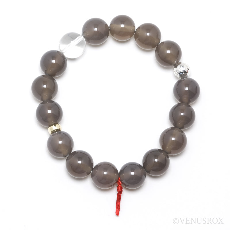 Grey Agate Bracelet from Brazil | Venusrox