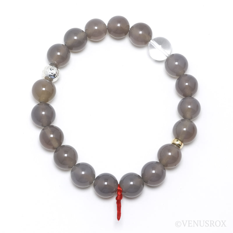  Grey Agate Bracelet from Brazil | Venusrox