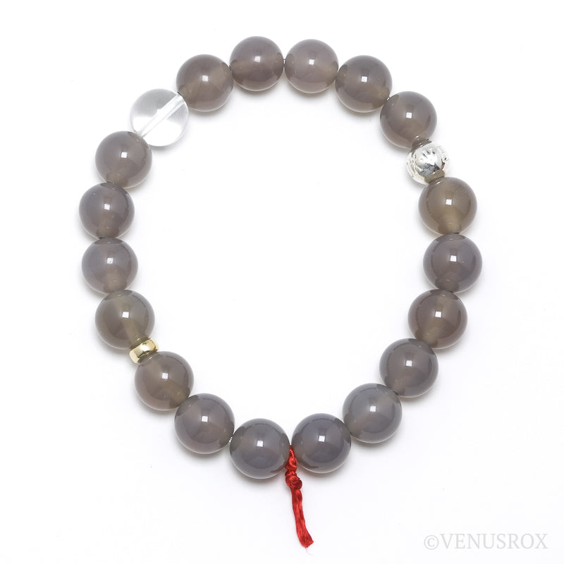 Grey Agate Bracelet from Brazil | Venusrox