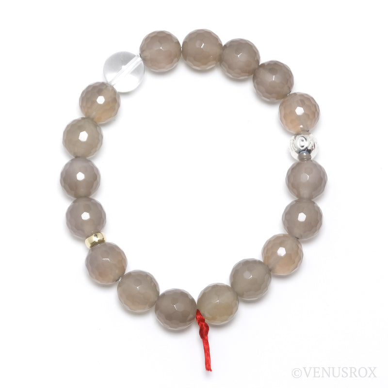 Grey Agate Bracelet from Brazil | Venusrox