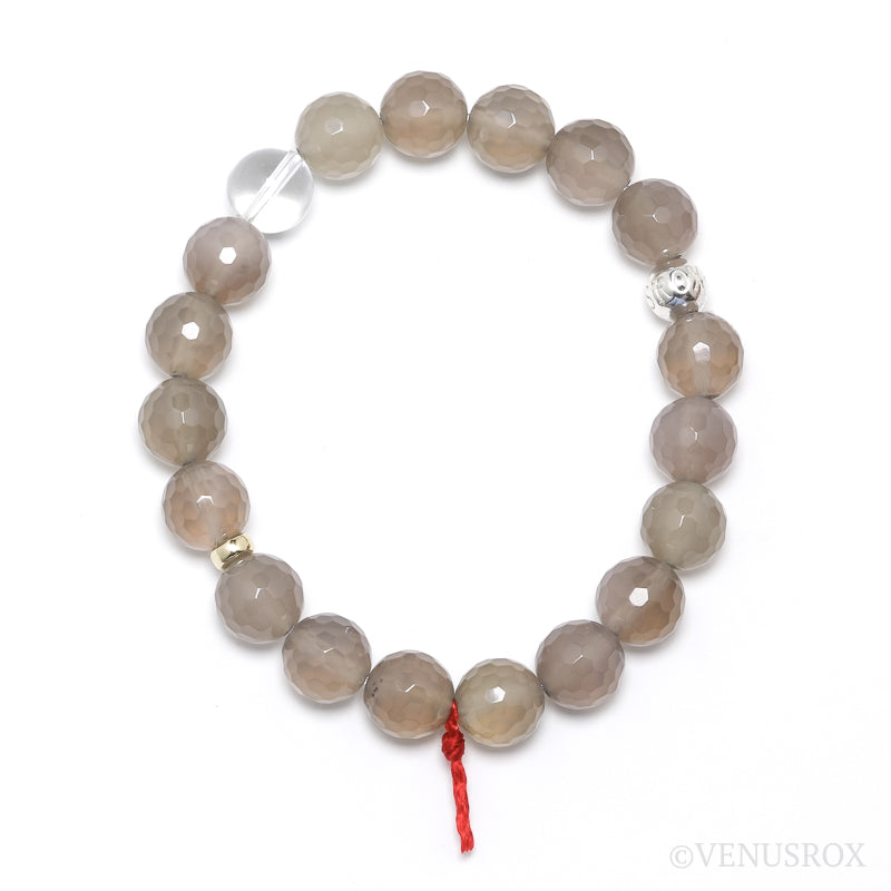 Grey Agate Bracelet from Brazil | Venusrox