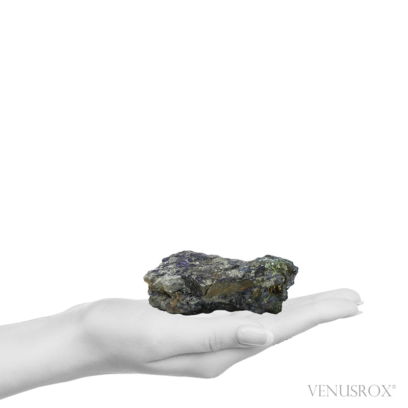 Covellite with Pyrite Natural Crystal from the Cajamarca Province, Cajamarca, Peru | Venusrox