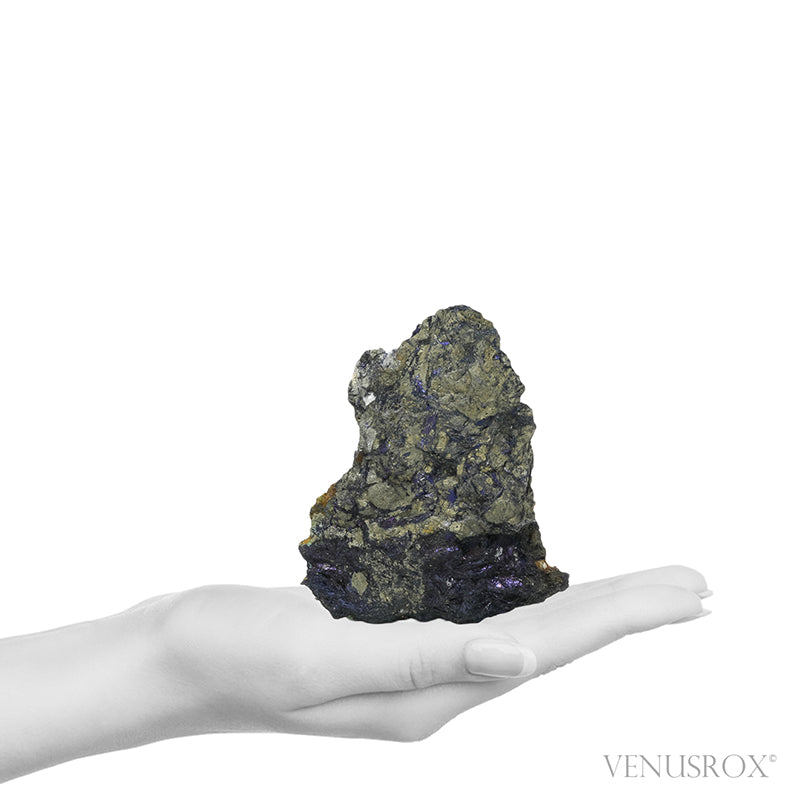 Covellite with Pyrite Natural Crystal from the Cajamarca Province, Cajamarca, Peru | Venusrox