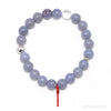 Blue Chalcedony Bead Bracelet from Malawi | Venusrox