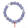 Blue Chalcedony Bead Bracelet from Malawi | Venusrox