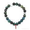 Chrysocolla with Malachite and Cuprite Bracelet from Peru | Venusrox