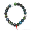 Chrysocolla with Malachite and Cuprite Bracelet from Peru | Venusrox