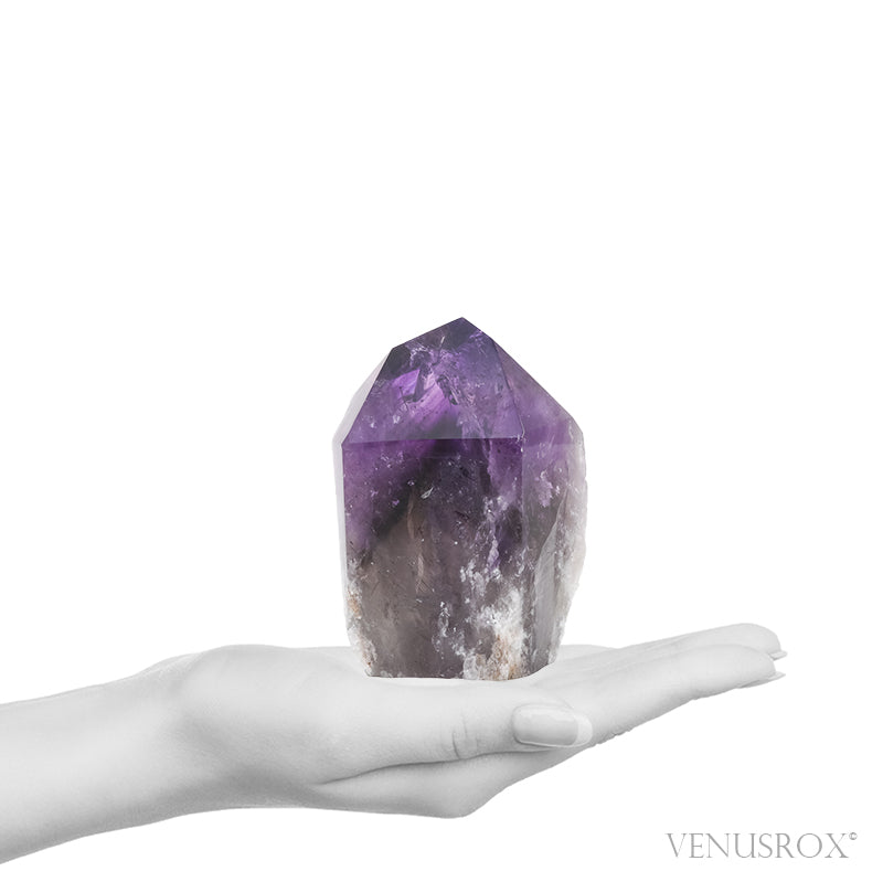 Amethyst Phantom Polished/Natural Point from the Quixaba Mine, Bahia, Brazil | Venusrox