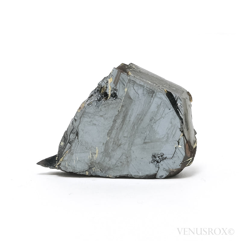 Hematite with Golden Rutile Natural Specimen from Novo Horizonte, Bahia, Brazil | Venusrox