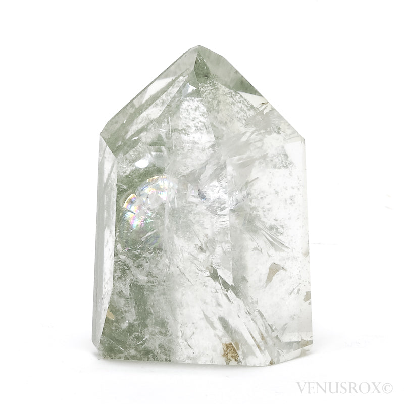 Chlorite Phantom Quartz Polished Point from Brazil | Venusrox