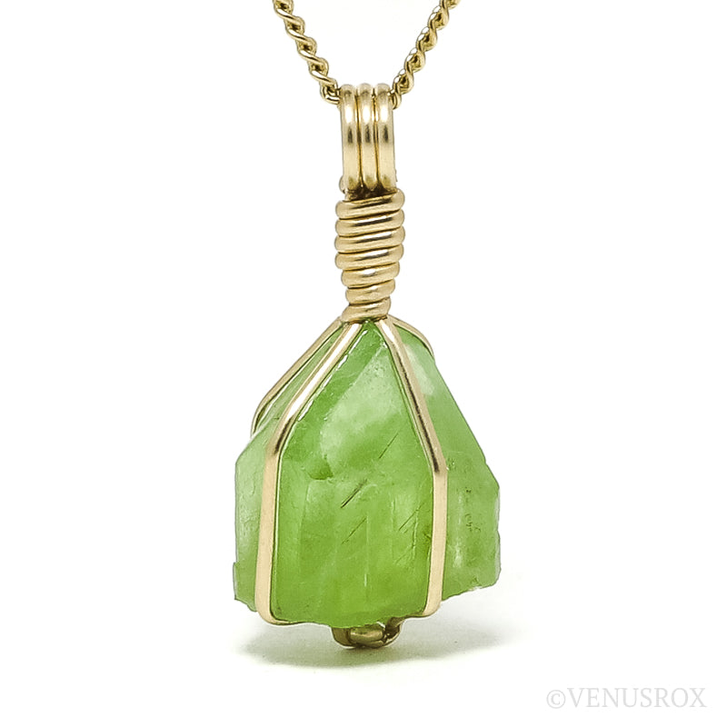 Natural Peridot Crystal Pendant from the Kaghan Valley, Pakistan | Venusrox