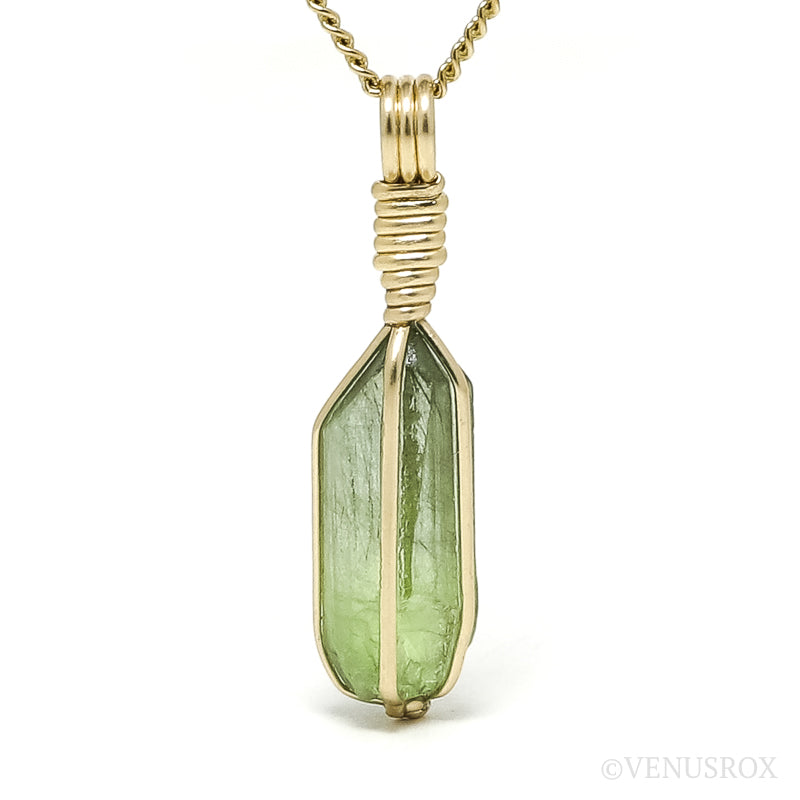 Natural Peridot Crystal Pendant from the Kaghan Valley, Pakistan | Venusrox