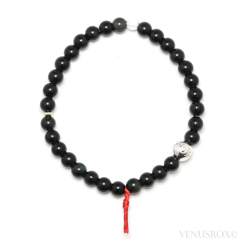 Rainbow Obsidian Bead Bracelet from Mexico | Venusrox