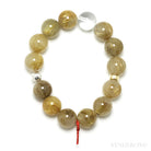 Golden Rutilated Quartz Bracelet from Brazil | Venusrox