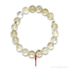 Golden Rutilated Quartz Bracelet from Brazil | Venusrox