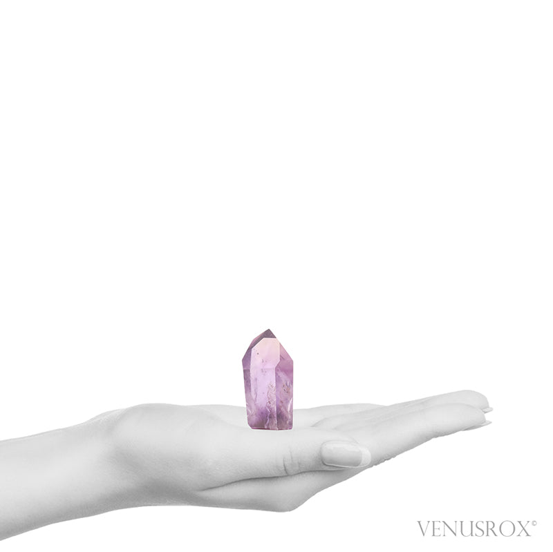 Amethyst Phantom Polished Point from the Quixaba Mine, Bahia, Brazil | Venusrox