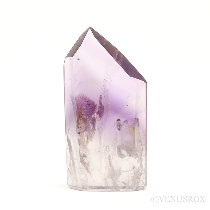 Amethyst Phantom Polished Point from the Quixaba Mine, Bahia, Brazil | Venusrox