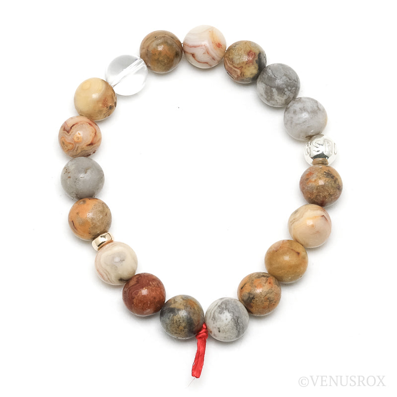 Crazy Lace Agate Bracelet from Mexico | Venusrox