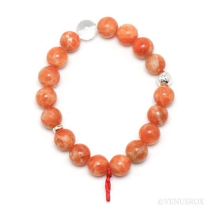 Orange Calcite Bead Bracelet from Brazil | Venusrox