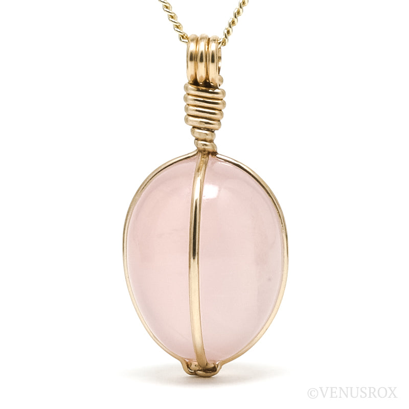 Star Rose Quartz Polished Crystal Pendant from Madagascar | Venusrox