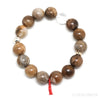 Petrified Wood Bead Bracelet from Indonesia | Venusrox