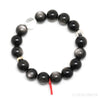 Silver Sheen Obsidian Bead Bracelet from Mexico | Venusrox