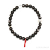 Silver Sheen Obsidian Bead Bracelet from Mexico | Venusrox