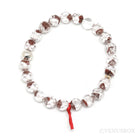 Red Phantom Quartz Bead Bracelet from Brazil | Venusrox