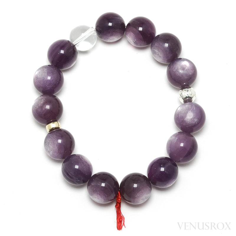 Lepidolite Bead Bracelet from Brazil | Venusrox