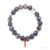 Lepidolite with Pink Tourmaline Bead Bracelet from Brazil | Venusrox