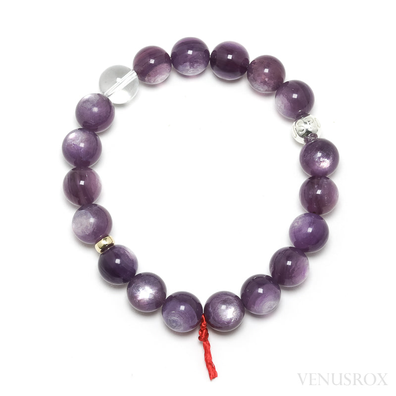 Lepidolite Bead Bracelet from Brazil | Venusrox